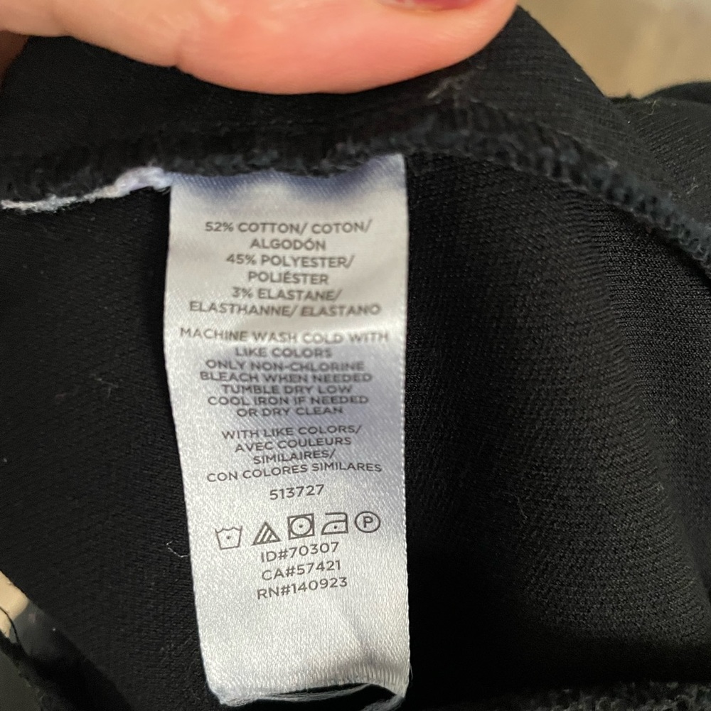Ann Taylor Loft Black Pants - size 6 - Picture 3 of 5